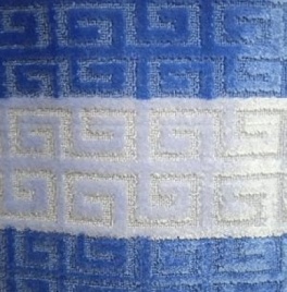 Коврик BENGAL ZEBRA 2шт 50*80 синий