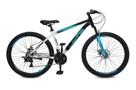 Велосипед 27,5" LETO FOX, сталь, рама 17", 21-ск, черный/синий С27001