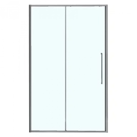 AZ-Y43-120-MGR-CL Душевое ограждение SHANGHAI DRO-120х195-MGR-CL, прозрачное стекло 6мм, профиль мат