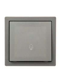 Lezard Кнопка звонка платина LETO 752-3500-103