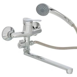 Aqwin Смеситель для ванны А21214 с картриджем, хром