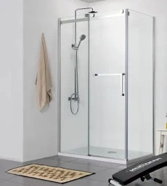 AZ-NKF1131(L) VANKOUVER Душ.ограждение 800х1200х2000, без поддона (разд.дверь), профиль серебро