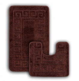 Коврик CONFETTI MAXIMUS 2шт 50*80см 14мм Коричневый