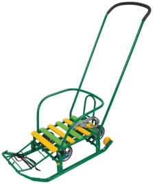 Санки Тимка 3 универсал, зеленый ТЗКУ/32