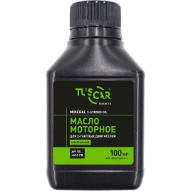 Масло 2-х тактное TUSCAR, минеральное, API TB/JASO FB (1,0л.)