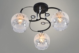 Люстра XA1396/6 черный/бронза E27