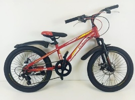 Велосипед 20" ТМ Civilane, KING MD, рама 11,6" red/yellow
