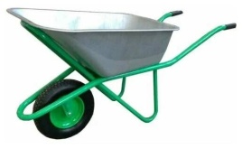 Тачка строит.1-колесо MAWIPRO арт.ТС-131 HOME 110л,0,7мм, 200кг,PR16" (4.00х8)12мм