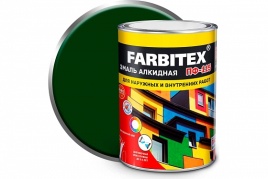 FARBITEX Эмаль алкидная ПФ-115 зеленый 0,8кг