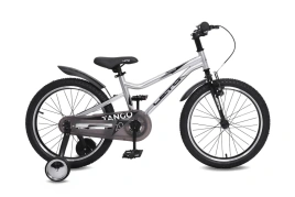 Велосипед 20" LETO TANGO, сталь, 1-ск, серебро Д20010(М)