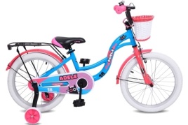 Велосипед 18" LETO ADELE, сталь, 1-ск, голубой Д18008(М)