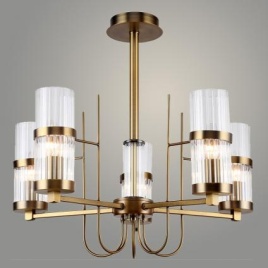 Люстра 2834/5 AB бронза