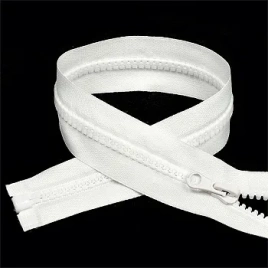 Молния "Трактор"№5, 1 замок, 65см белая