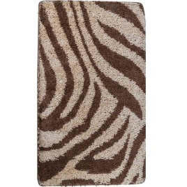 Коврик BOMBINI SHEGGY  50*80 1шт zebra kahve 881