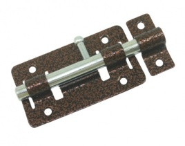 Задвижка ЗД-01 пол.медь круглый ригель 