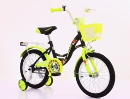 Велосипед 26" ROLIZ 18", 1ск, сталь, корзина, желтый 26-309 М