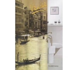 Шторка для ванной Фотопринт 180х180 Venice 