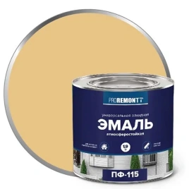 Эмаль ПФ-115 PROREMONTT Бежевый 1,9кг