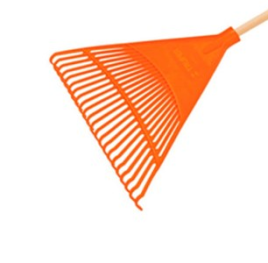 Грабли пластинчатые Эластичный полипропилен (оранжевые)