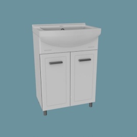 Тумба Блюз-50 1Н+ умывальник Уют 50
