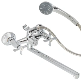 Aqwin Смеситель для ванны А23315 с кран-буксой, хром