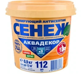 СЕНЕЖ АКВАДЕКОР 112 (дуб) 0,9 кг.