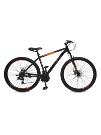 Велосипед 29" LETO FOX, сталь, рама 19", 21-ск, черный/оливковый С29002