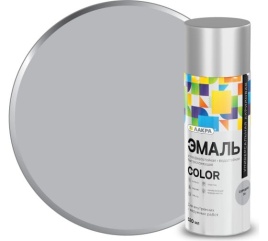 Эмаль аэрозольная Лакра Color универсальная Серебро 36