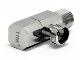TIM Кран шаровый угловой BL5822 1/2x1/2 квадрат