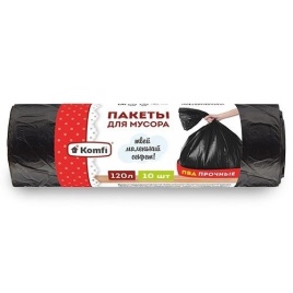 Мешки для мусора 120л 10шт. Komfi PM210BR