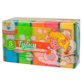 Губка д/посуды "Умничка" Стандарт 5шт. 90*60*25 MPU0458