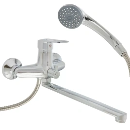 Aqwin Смеситель для ванны А22217 с картриджем, хром