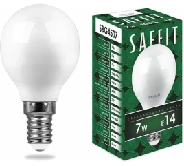 *Лампа светодиодная 7Вт Е14 4000К Saffit 