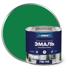 Эмаль ПФ-115 PROREMONTT Ярко-зеленый 1,9кг