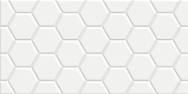 NEW TREND Керамическая плитка 300х600 Edelweiss Hexagon White WT36EDW15 (10шт/1,8м2)