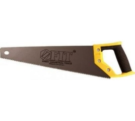Ножовка по дереву, крупный каленый зуб 5 TPI, 2D заточка, пластиковая проез. ручка 450 мм. (40422)