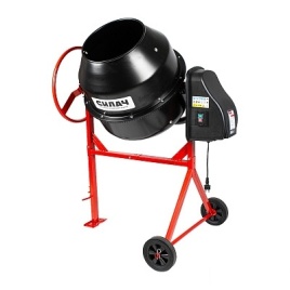 Бетономешалка СИЛАЧ Б-225Ч (1000Вт,225кг готовой смеси, чугун)