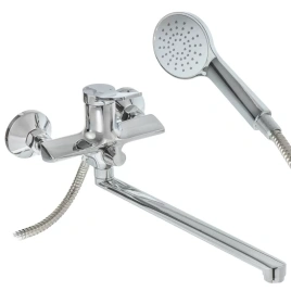 Aqwin Смеситель для ванны А22292 с картриджем, хром