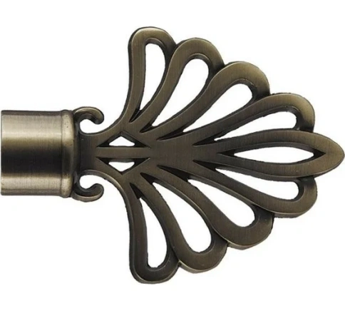 Наконечник 16/19мм Фея/веер Золото антик фото 1