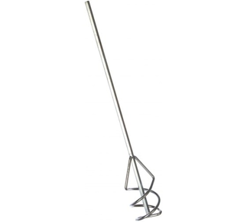 Миксер для строительных смесей оцинкованный Профи 60х400 мм. (04211) фото 1