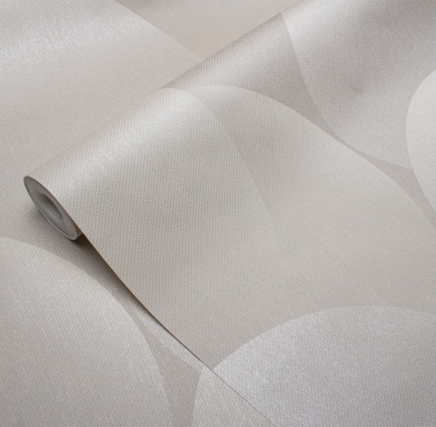 *Обои VICTORIA STENOVA 285401 Аполло светло беж круги 1,06*10 фото 1