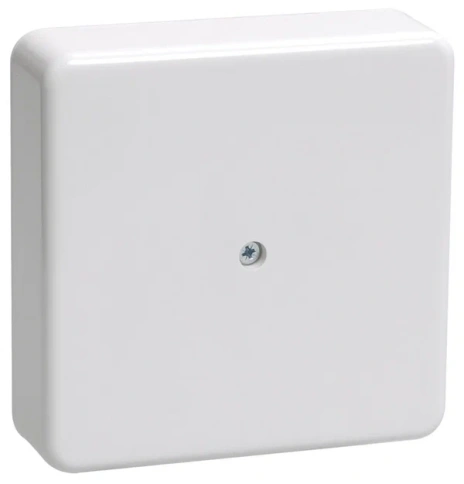 Коробка КМ411212-01 распаячная для о/п 75х75х20мм белая фото 1