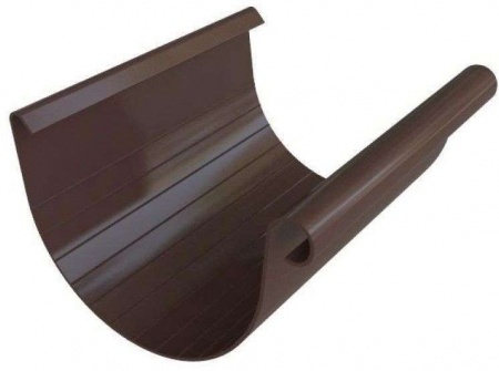 ЭЛИТ ЖЕЛОБ 4 м КОРИЧНЕВЫЙ 125мм фото 1
