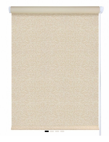 Рулонная штора МР Блекаут Кристал 72,5 *175 крем фото 1