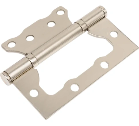 Петля стальная без врезки В2В 100-2S FH SN (никель матовый) фото 1