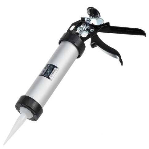 Пистолет д/герметика BARTEХ закрытый ал.корпус 310мл YI150044 (309633) фото 1