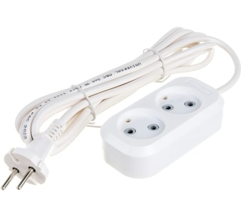 Удлинитель 2*3м У6-011М ПВС 2*0,75 "У" фото 1