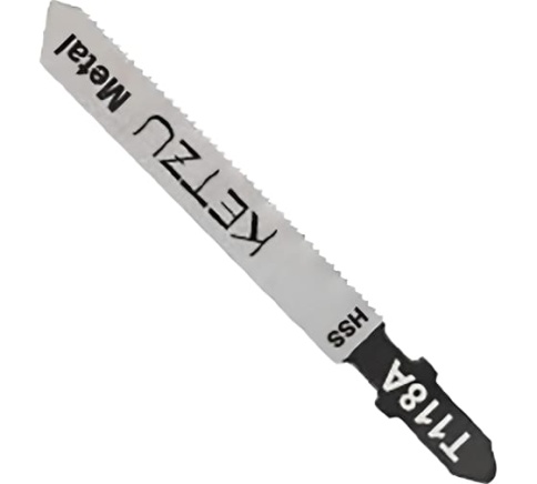 Пилка д/лобзика Т 118 A (металл-5шт) KETZU фото 1