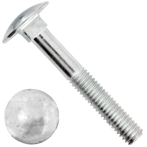 Болт DIN603 8х80 цинк фото 1