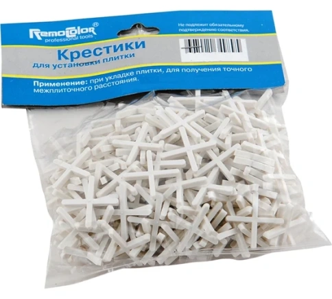 Ормис Крестики пластиковые для укладки плитки 5мм, 100 шт. 47-0-050 фото 1